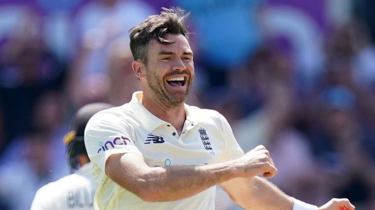 James Anderson, England vs New Zealand at Edgbaston (PA Images)