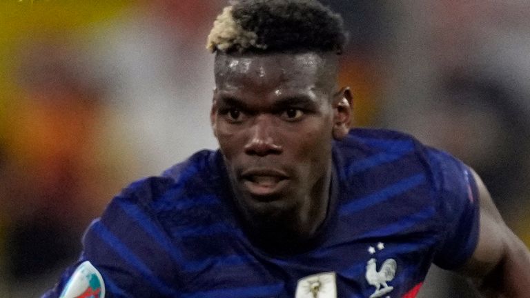 Paul Pogba was named man of the match as France beat Germany 1-0 in Euro 2020 on Tuesday