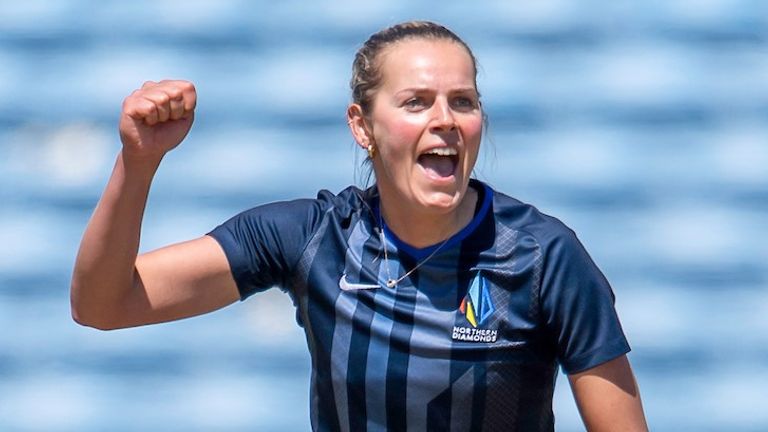 Seamer Phoebe Graham has left Diamonds to join Thunder (Picture by SWpix.com)