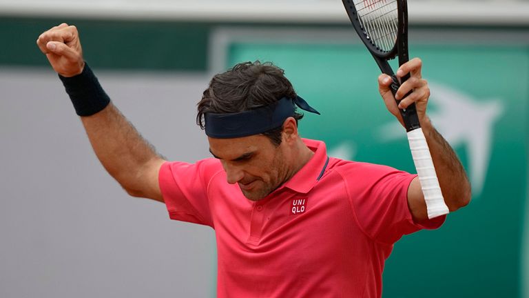 Roger Federer booked his place in the third round of the French Open with victory over Marin Cilic (AP Photo/Michel Euler)