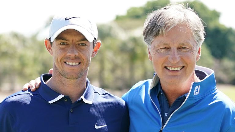 McIlroy aparece en 'Playing Lessons' mientras comparte su conocimiento del juego.