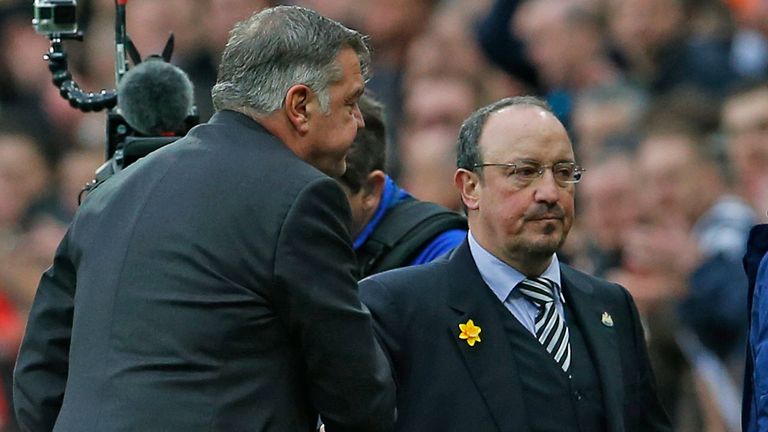 Sam Allardyce and Rafa Benitez