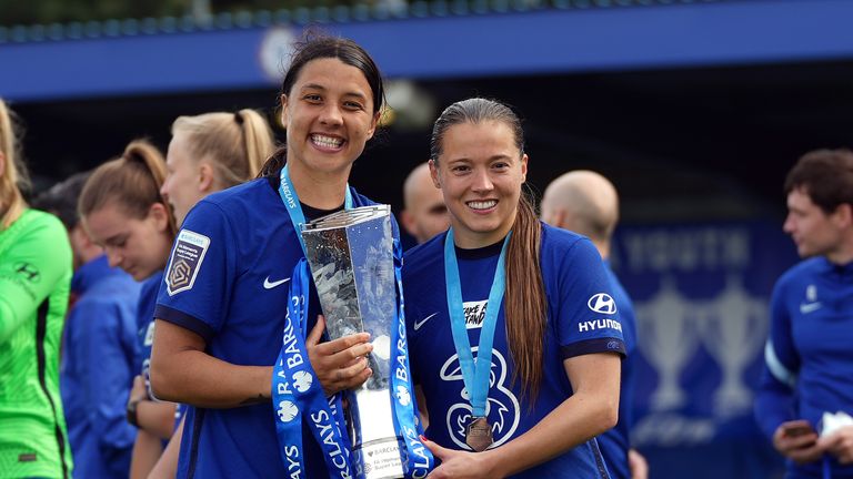 La asociación de huelga de Fran Kirby y Sam Kerr llevó al Chelsea a su cuarto título de la WSL