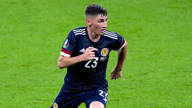 Billy Gilmour put in a stand-out performance against England on his first start for Scotland