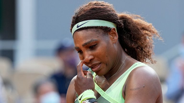 Williams' bid for a fourth French Open title was ended by 21-year-old Elena Rybakina in the last 16