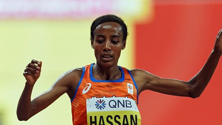 Sifan Hassan is the fastest women's 10,000m runner in history