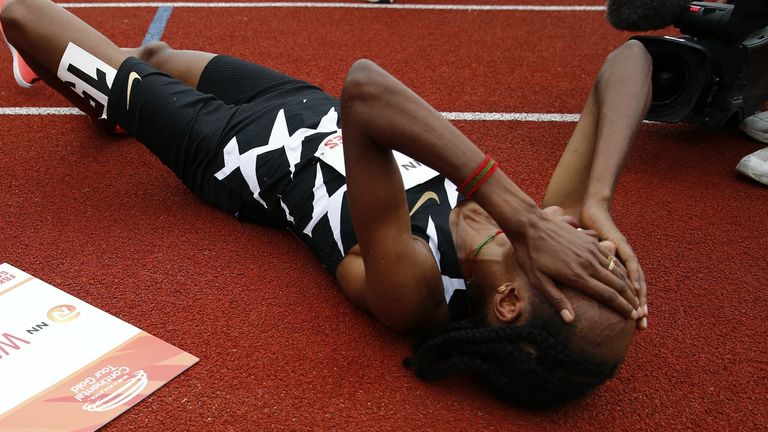 Sifan Hassan is the fastest women's 10,000m runner in history