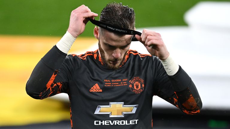 David de Gea missed the decisive spot kick for Man Utd in their Europa League final with Villarreal