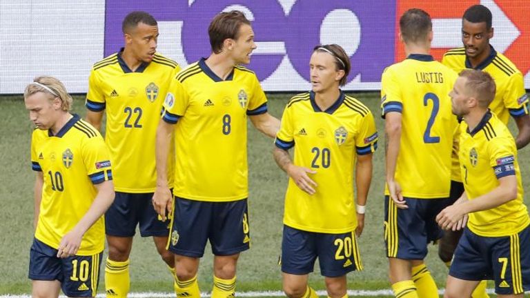 Sweden scored early against Poland