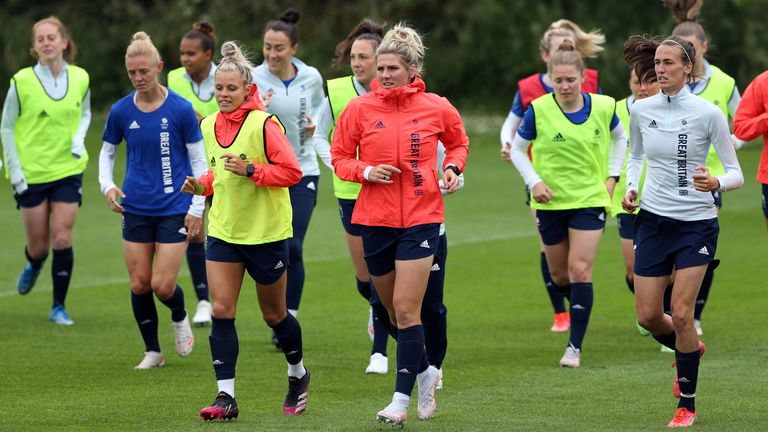 The squad have been training at Loughborough University before heading out to Tokyo 