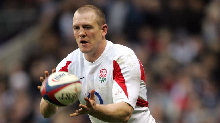 Mike Tindall of England during the RBS 6 Nations match at Twickenham, London, Saturday February 4 2006. PA Photo : David Davies.