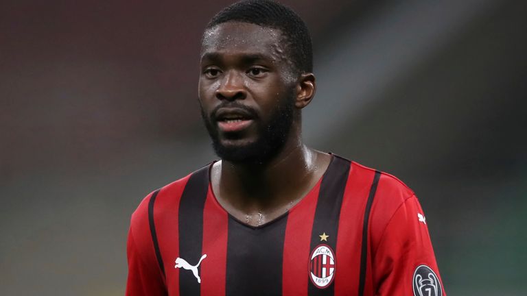 May 16, 2021, Milan, United Kingdom: Milan, Italy, 16th May 2021. Fikayo Tomori of AC Milan during the Serie A match at Giuseppe Meazza, Milan. Picture credit should read: Jonathan Moscrop / Sportimage(Credit Image: © Jonathan Moscrop/CSM via ZUMA Wire) (Cal Sport Media via AP Images)


