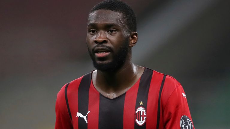 May 16, 2021, Milan, United Kingdom: Milan, Italy, 16th May 2021. Fikayo Tomori of AC Milan during the Serie A match at Giuseppe Meazza, Milan. Picture credit should read: Jonathan Moscrop / Sportimage(Credit Image: © Jonathan Moscrop/CSM via ZUMA Wire) (Cal Sport Media via AP Images)


