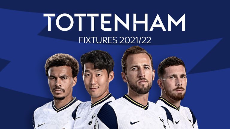 Tottenham Fixtures 2021/22