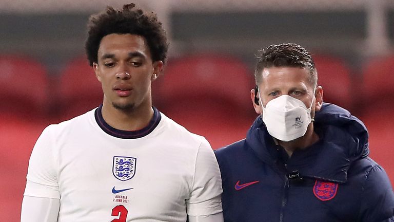 Trent Alexander-Arnold: England defender&#39;s thigh injury to be assessed,  says Gareth Southgate | Football News | Sky Sports