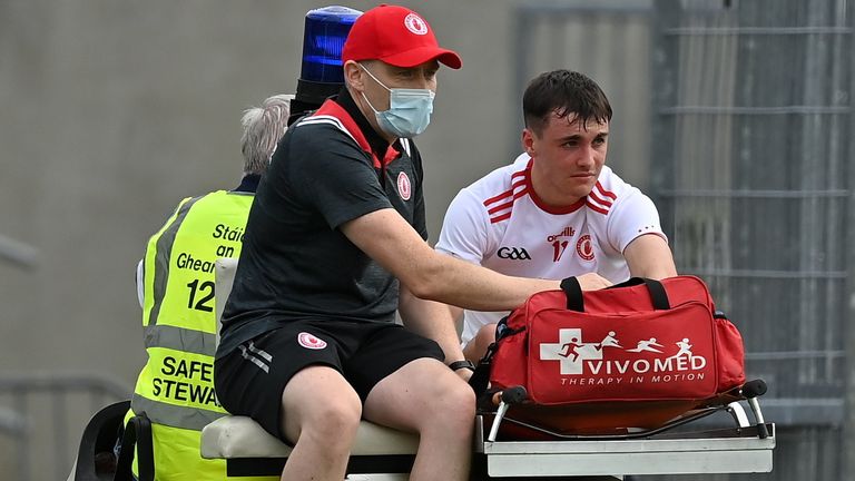 Canavan was stretchered off against Kerry