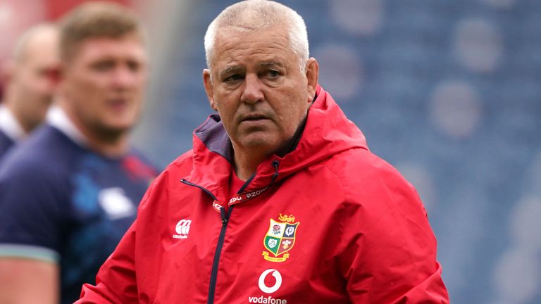 Lions Training Session - Friday June 25th - BT Murrayfield Stadium
British And Irish Lions head coach Warren Gatland during the training session at BT Murrayfield Stadium, Edinburgh. Picture date: Friday June 25, 2021.