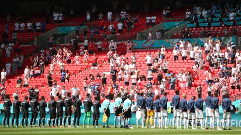 Wembley's attendances could rise for the knockouts with the government proposing a 50 per cent capacity 