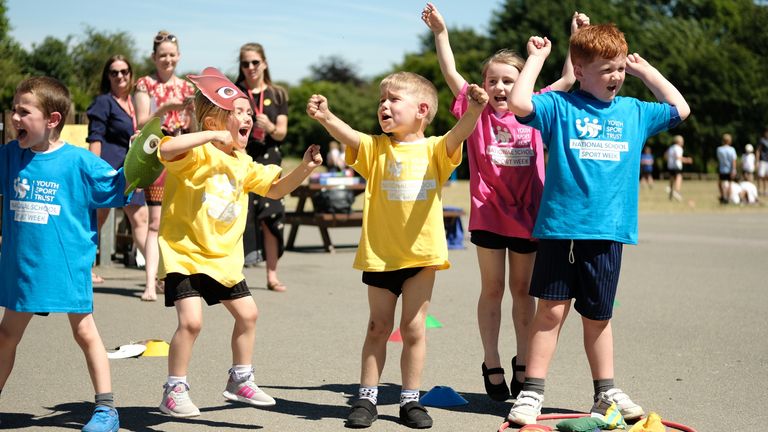 Kids across the country are set to enjoy the week of physical activity