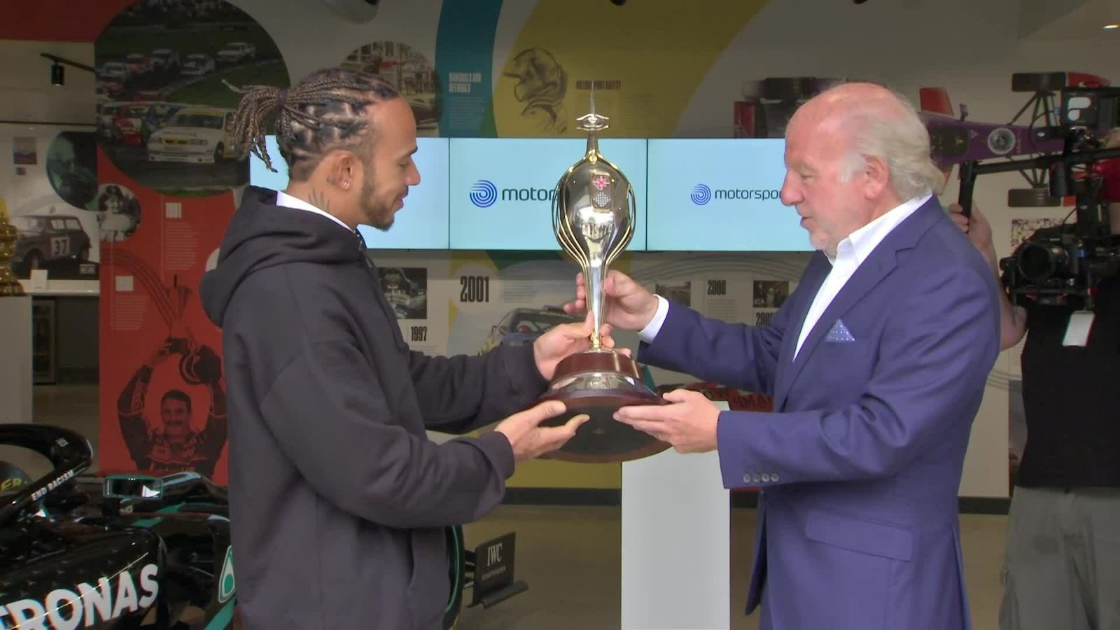 Hamilton presented with Hawthorn Trophy | F1 News | Sky Sports