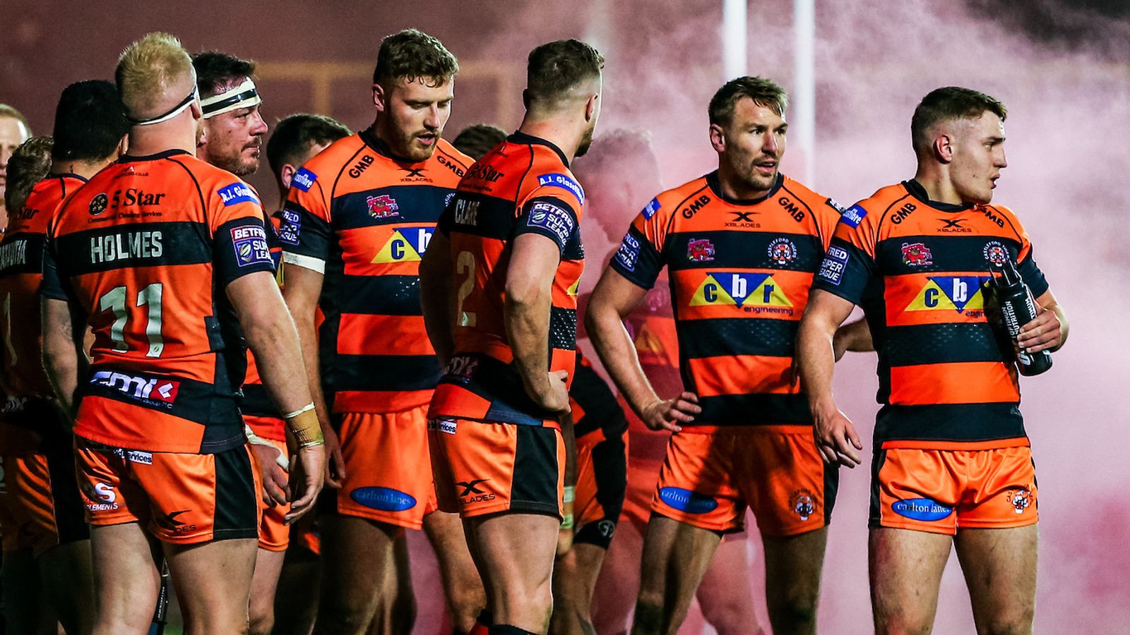 castleford tigers rugby shirts