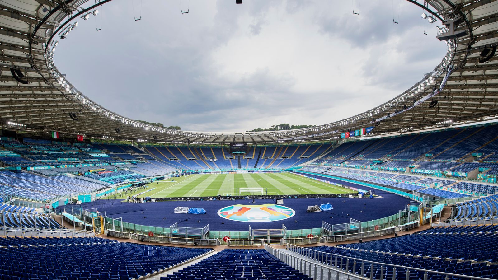 England fans travelling to Rome for Euro 2020 quarter-final vs Ukraine will not be allowed in stadium, Italian embassy warns