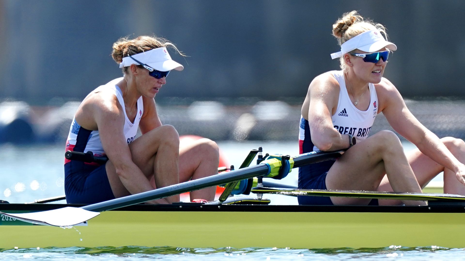 Glover 'proud' of fourth-placed finish in rowing pair