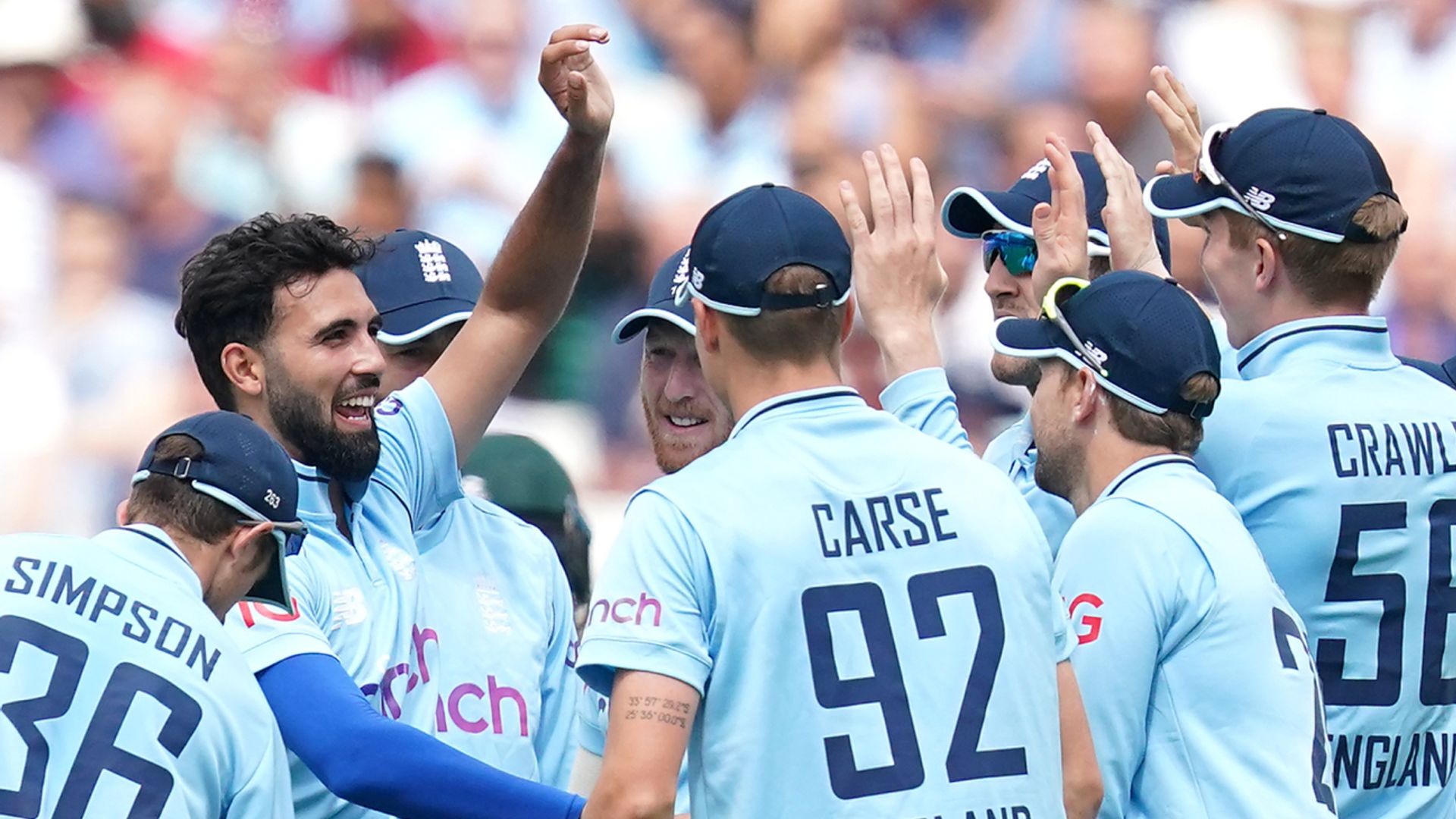 Scorecard: England vs Pakistan