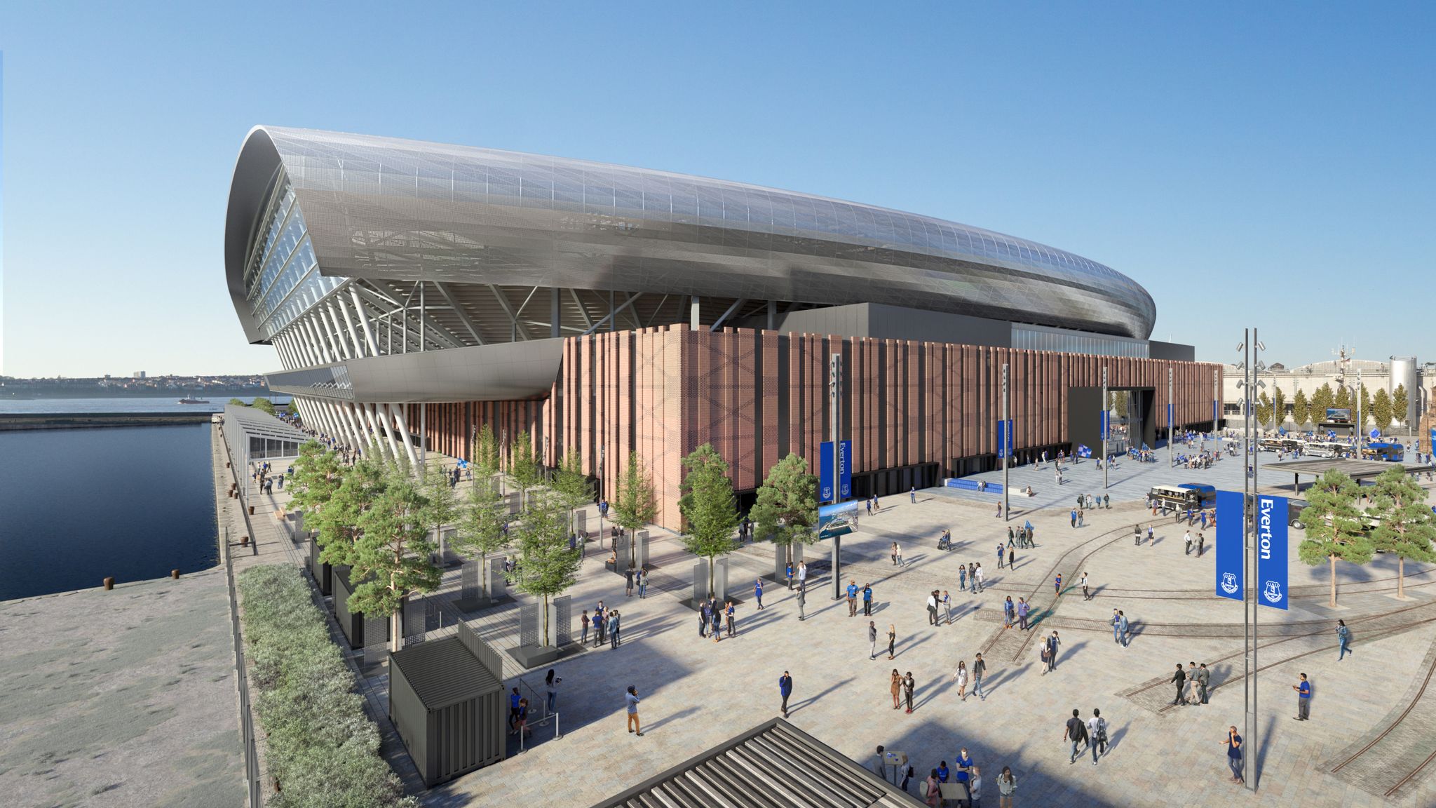 Everton Confirm Start Date For Building Of New 52 8 Capacity Stadium Football News Sky Sports