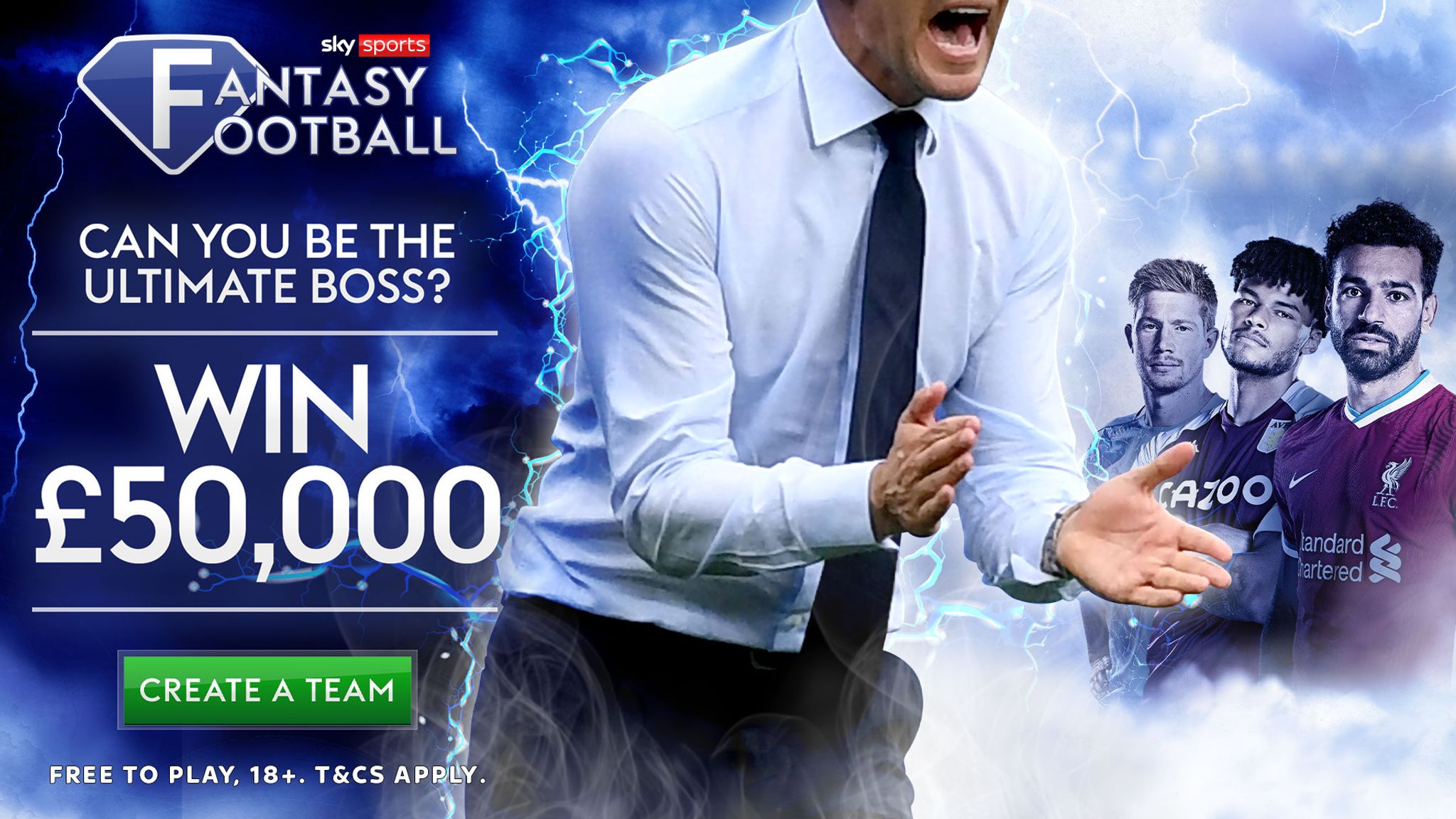 Sky Sports Fantasy Football Is Live Create Your Team For Free And Win 50 000 Football News Sky Sports