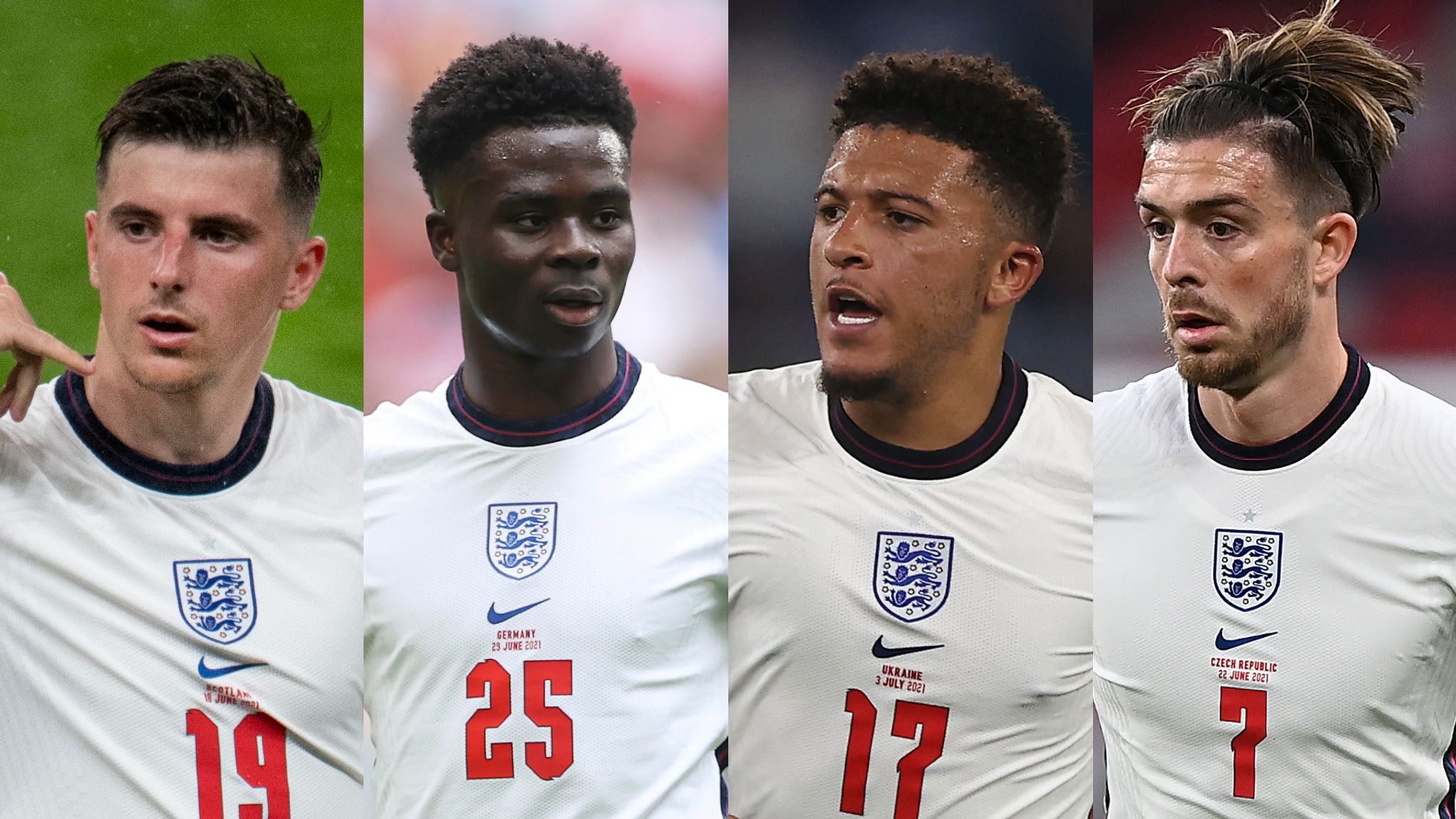 Who starts alongside Harry Kane and Raheem Sterling? England vs Denmark  team selection, tactics assessed | Football News | Sky Sports