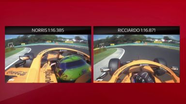 SkyPad: McLaren qualifying comparison