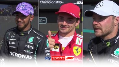British GP top three react to Hamilton win