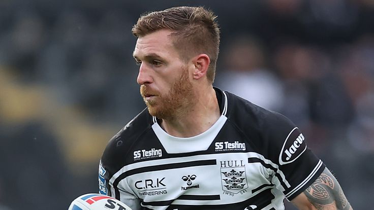 Picture by John Clifton/SWpix.com - 25/06/2021 - Rugby League - Betfred Super League Round 11 - Hull FC v Huddersfield Giants - KCOM Stadium, Kingston upon Hull, England -
Hull FC's Marc Sneyd