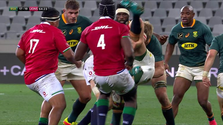 Former international referee Nigel Owen's believes Hamish Watson was fortunate to stay on the field in the Lions' first Test victory over South Africa