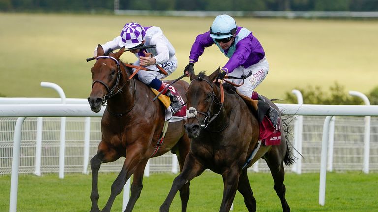 Oisin Murphy riding Alcohol Free to win the Sussex Stakes