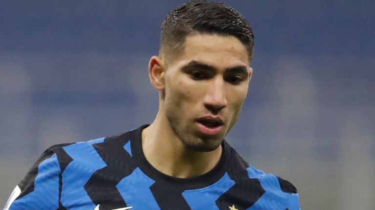 Hakimi made 37 appearances and scored seven goals for Inter Milan last season