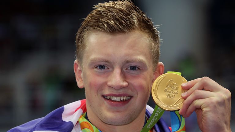 Adam Peaty won the 100m breaststroke at the 2016 Games in Rio