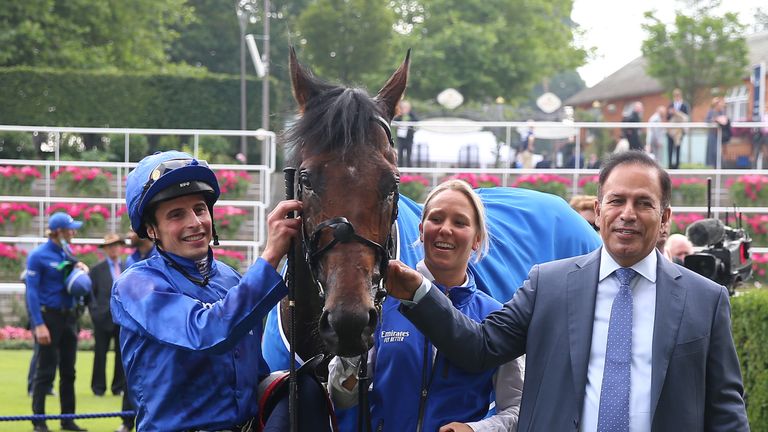 Adayar's connections pose for a picture after King George victory