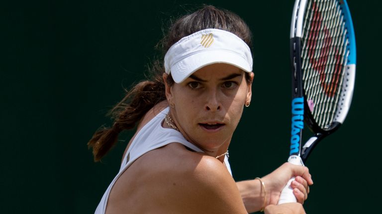 There was an ugly end to Ajla Tomljanovic's third round win over Jelena Ostapenko