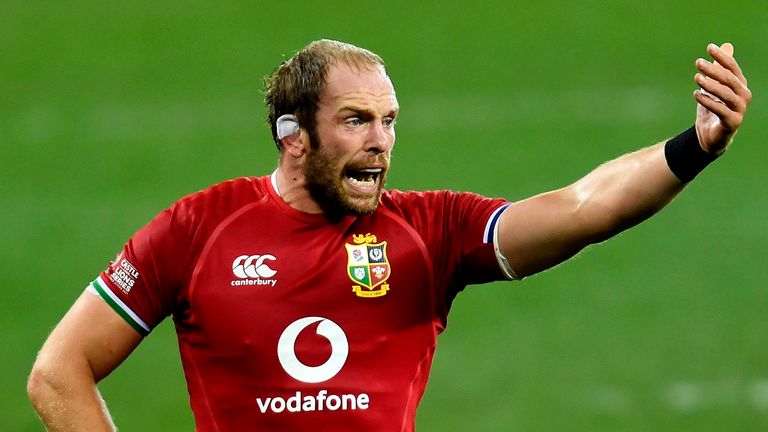Alun Wyn Jones came off the bench against the Stormers