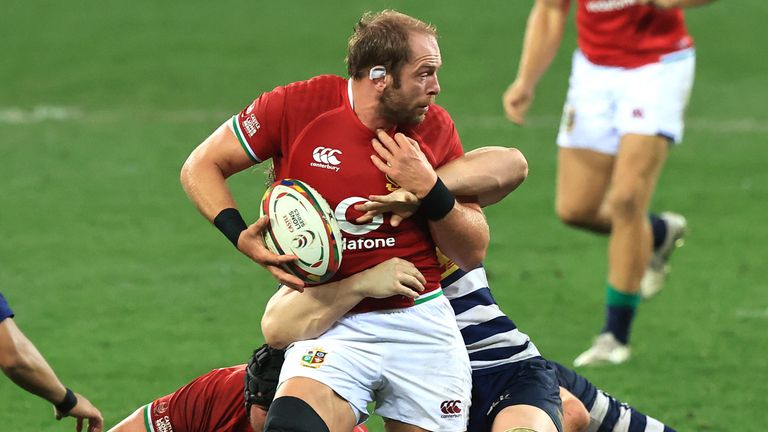 Alun Wyn Jones came through the Stormers clash