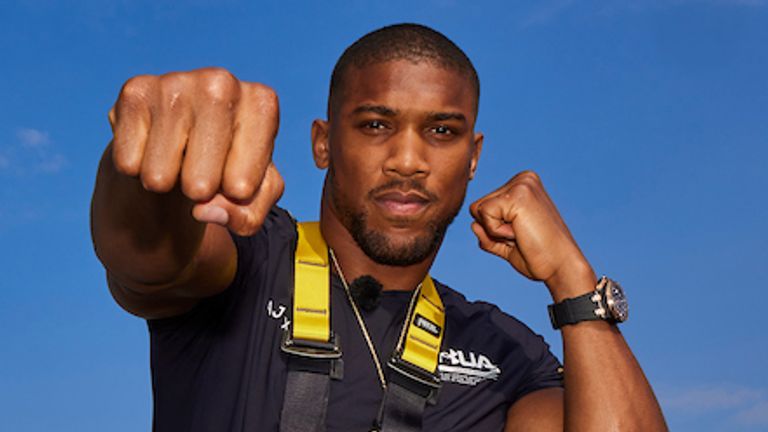 *** FREE FOR EDITORIAL USE ***.Anthony Joshua tours the Tottenham Hotspur Stadium after the Announcement that his next fight will be there on September 25th against Oleksandr Usyk for the Unified Heaveyweight Championship of the World.20 July 2021.Picture By Mark Robinson Matchroom Boxing.