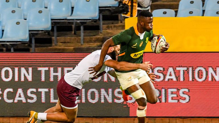  Aphelele Fassi scores for the boks