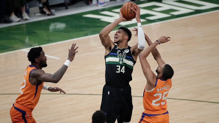 Highlights of Game 6 in the NBA Finals between the Phoenix Suns and the Milwaukee Bucks.