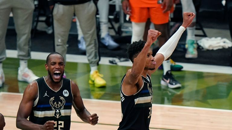 Khris Middleton hit the crucial field goal late on as the Milwaukee Bucks clinched their first NBA title since 1971.