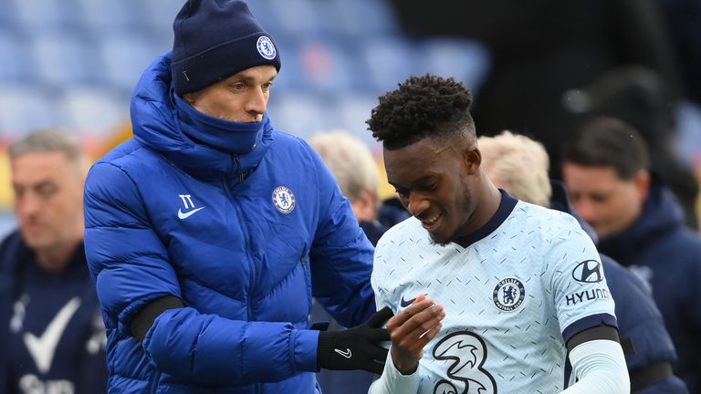 Callum Hudson-Odoi is said to have a 'fantastic relationship' with Chelsea head coach Thomas Tuchel (PA)