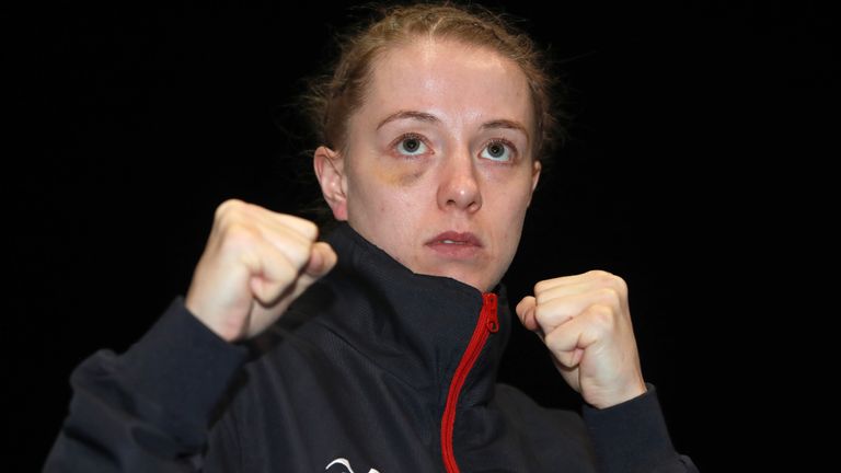 Great Britain&#39;s Charley Davison during the media day at the Copper Box Arena, London. PA Photo. Picture date: Thursday March 12, 2020. Photo credit should read: Adam Davy/PA Wire
