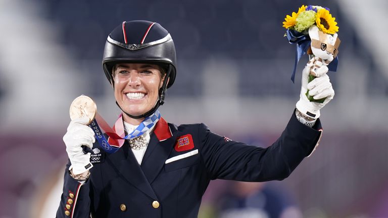 Charlotte Dujardin's bronze in individual dressage was her sixth Olympic medal, making her Team GB's most decorated female Olympian