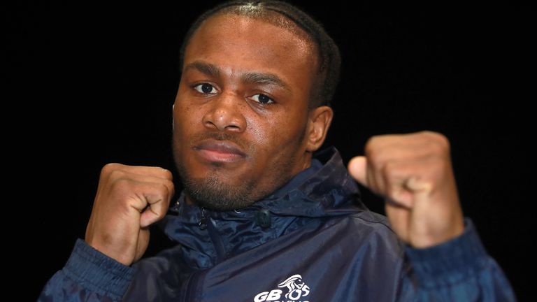 Great Britain's Cheavon Clarke during the media day at the Copper Box Arena, London. PA Photo. Picture date: Thursday March 12, 2020. Photo credit should read: Adam Davy/PA Wire